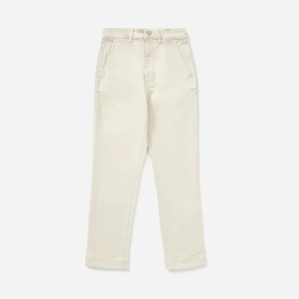 Everlane the Slim Leg Crop in Sandstone, Sz 0
